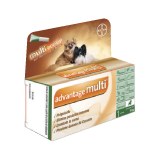 Advantage Multi Perros 4 ( pipeta perros menores de 4 kg 0.4 mL )